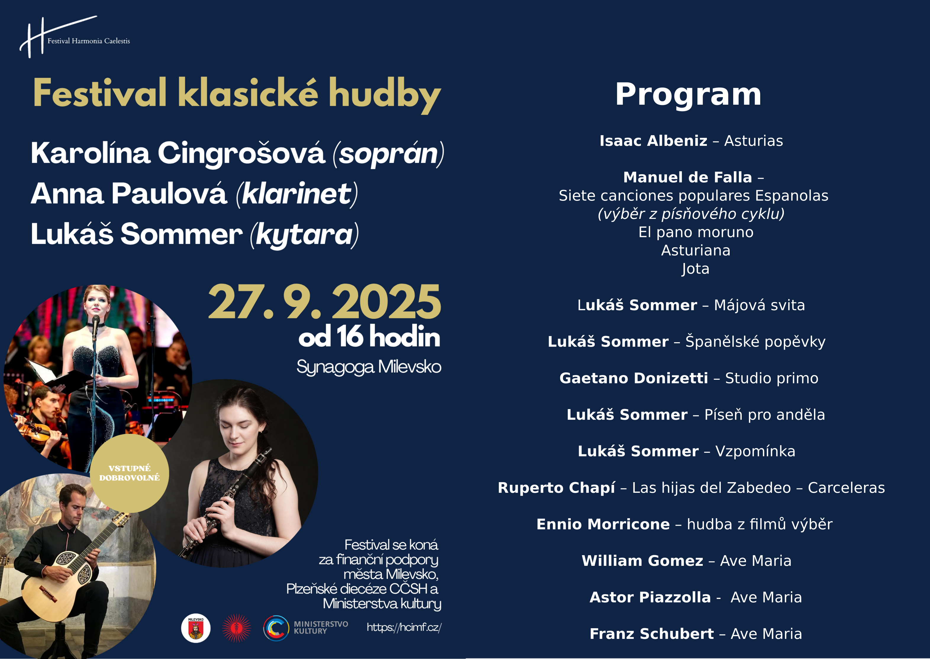 festival_klasicke_hudby_Milevsko_nova_synagoga karolina_cingrosova_anna_paulova_lukas_sommer