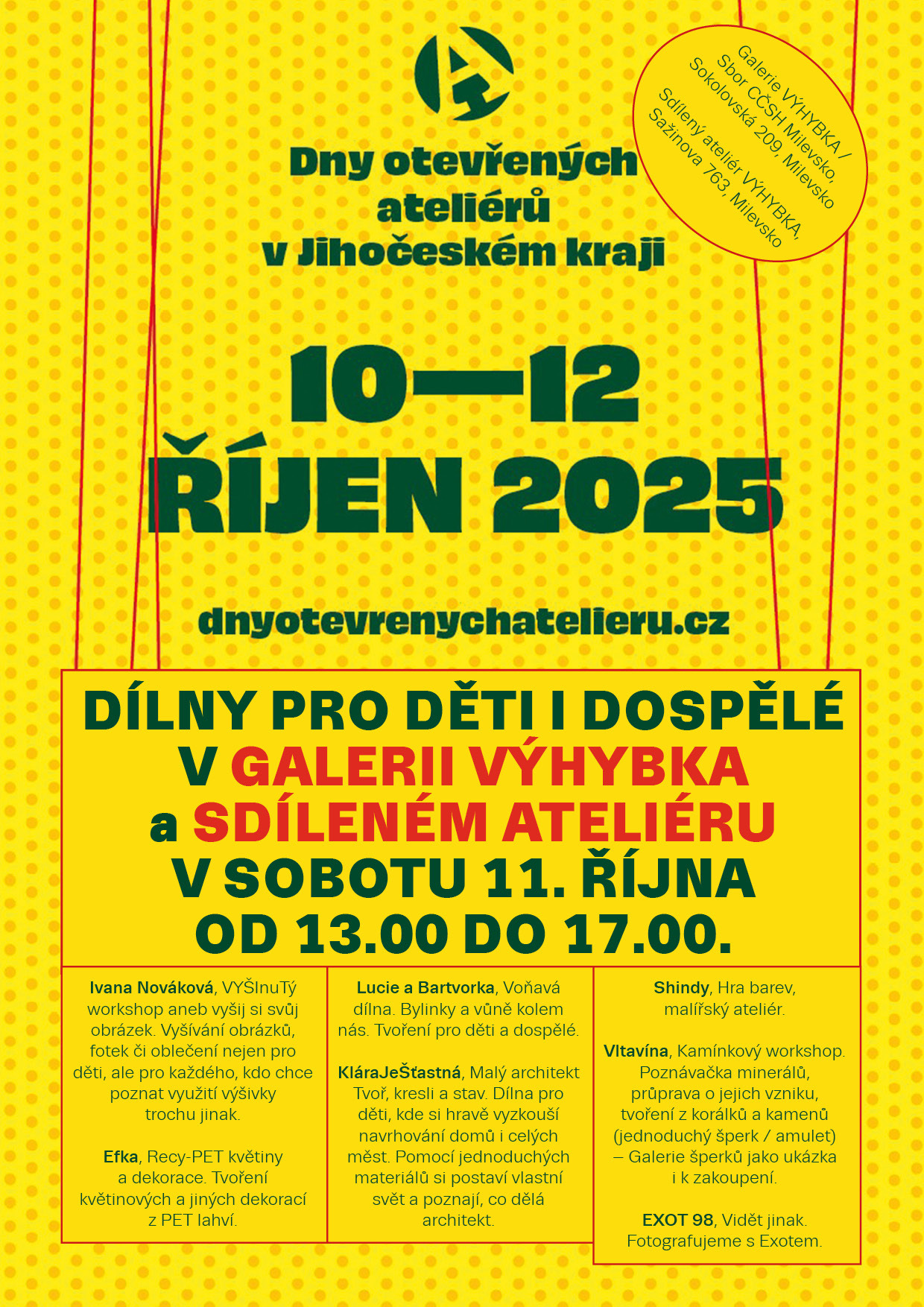 dny_otevrenych_atelieru_v_jihoceskem_kraji Milevsko_nova_synagoga_atelier